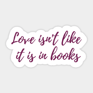 In Books Sticker